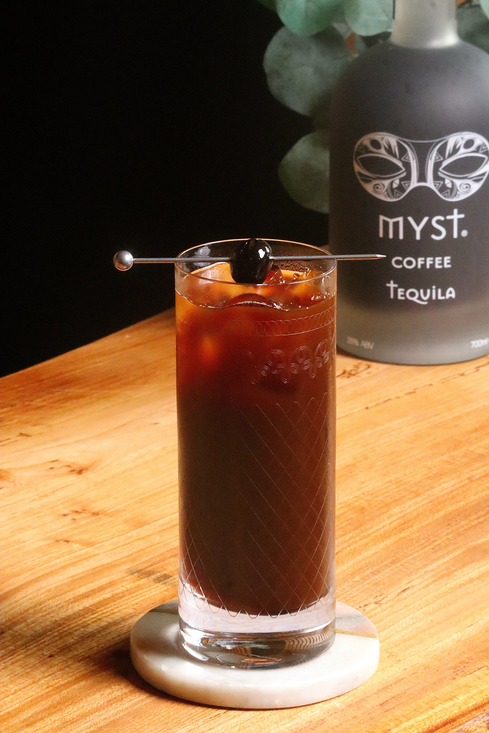 MYST Cherry Coffee Tonic