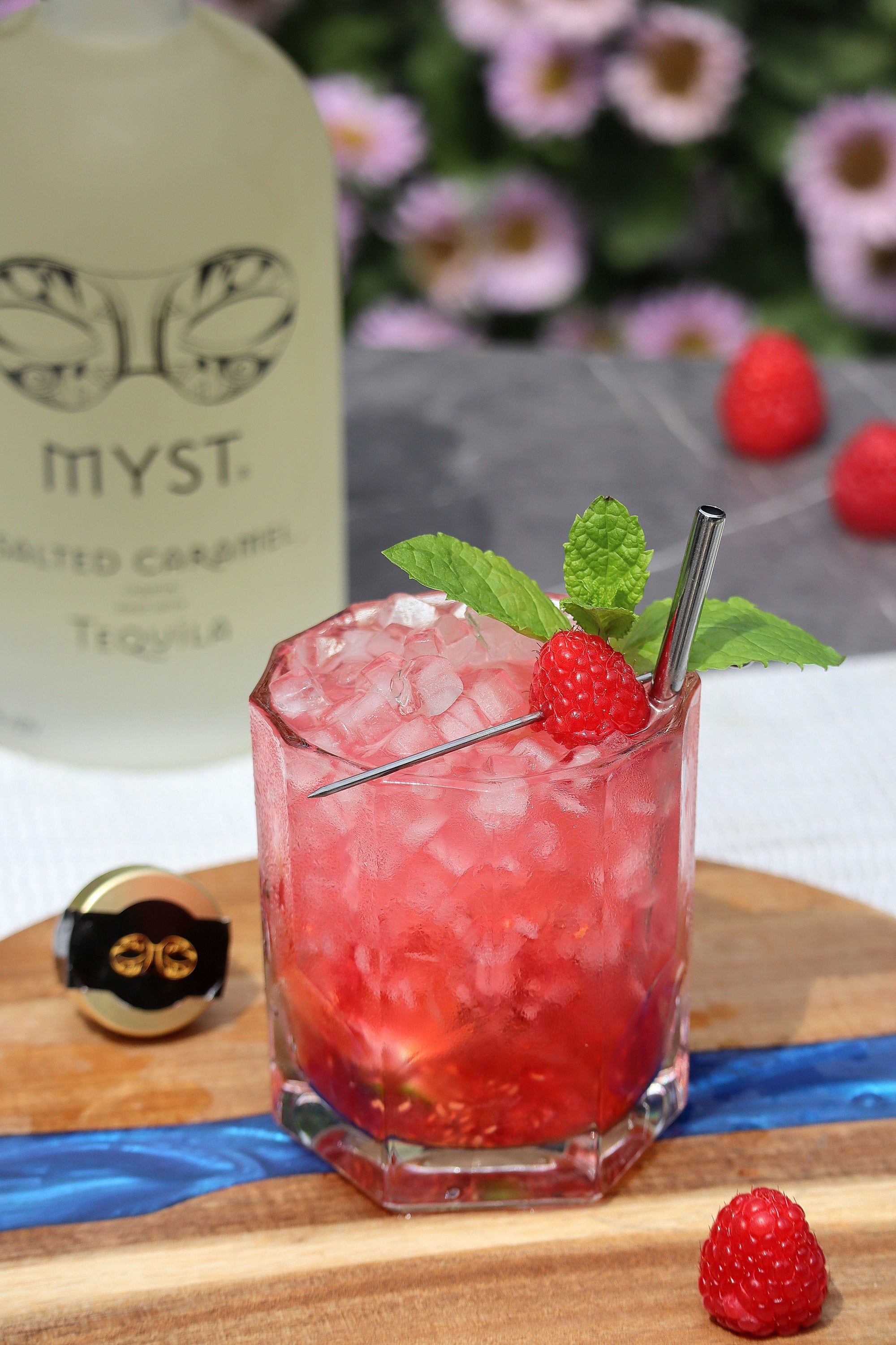 Raspberry & Caramel Caiprioska