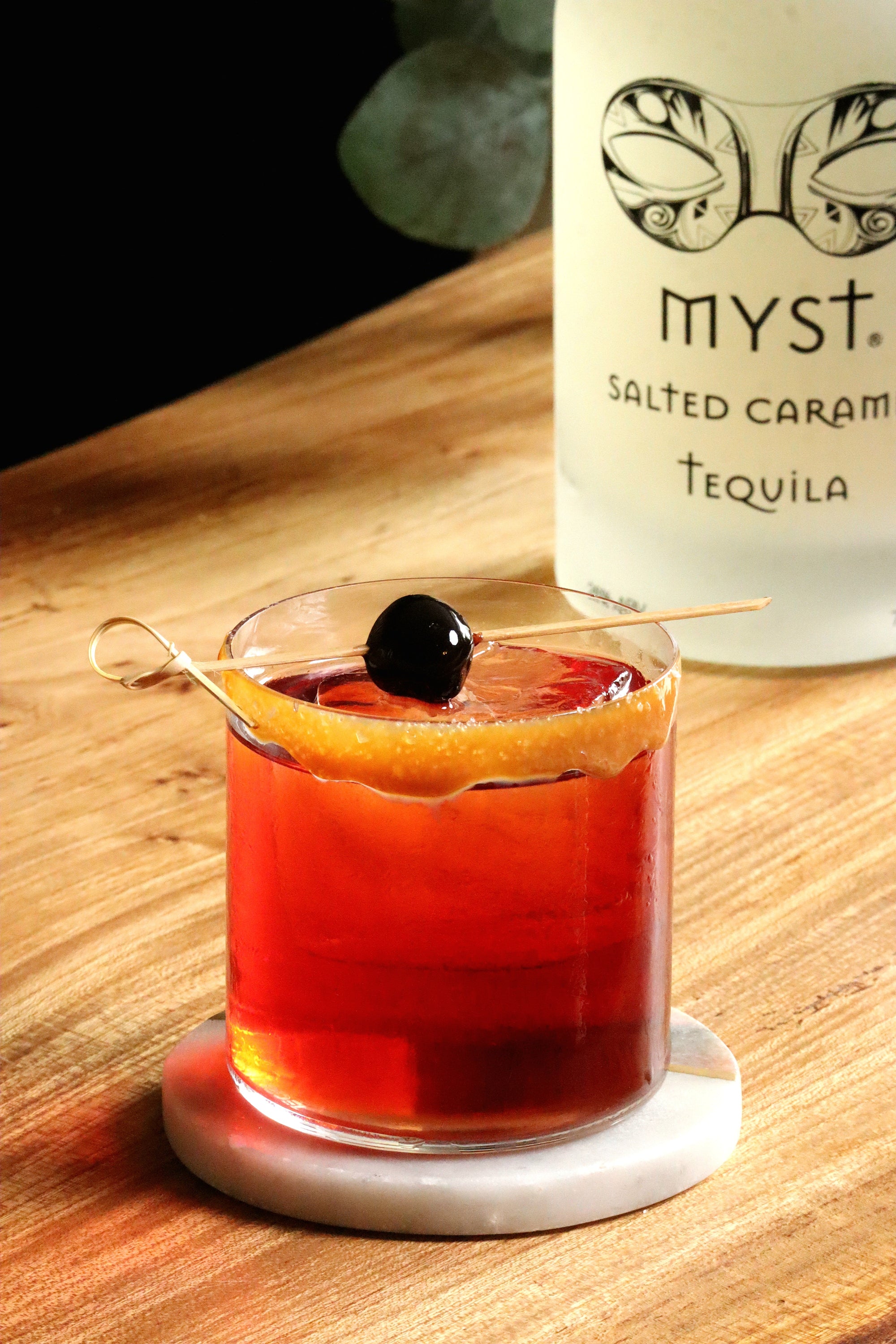 Salted Caramel Tequila Negroni