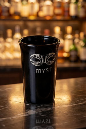 Myst Premium Shot Glass Set – Black & White (Pack of 12)