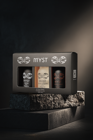 Myst Minis Trio Gift Box – Salted Caramel, Coffee & Spiced Apple (3 x 5cl)