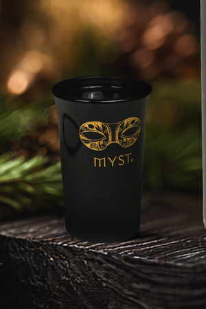 Myst Premium Shot Glass Set – Black & Gold (Pack of 12)
